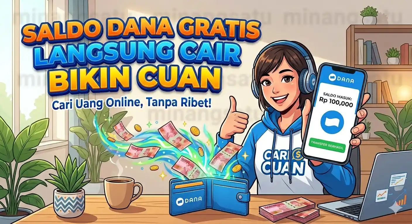 Saldo DANA Gratis Langsung Cair Bikin Cuan